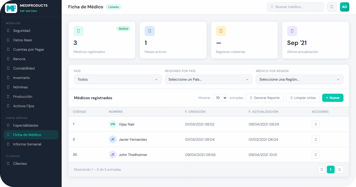 Mediproducts screen 4